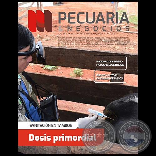 PECUARIA & NEGOCIOS - AÑO 18 NÚMERO 205 - REVISTA AGOSTO 2021 - PARAGUAY